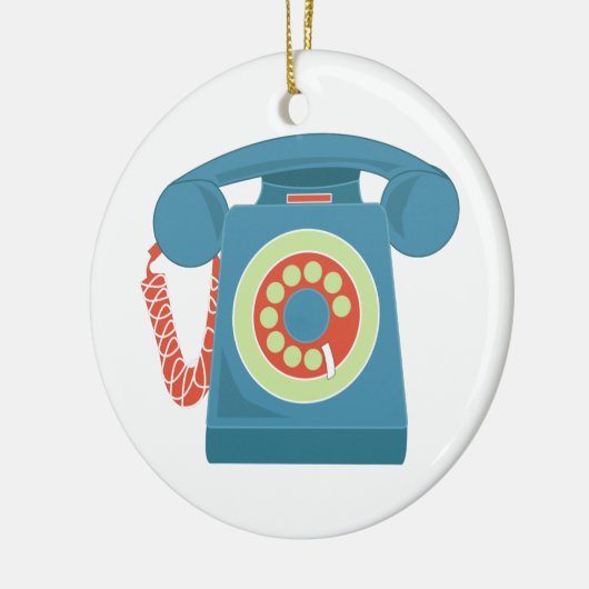 Telefon Keramikornament (Links)