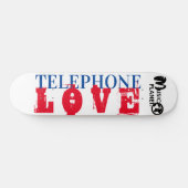 TELEFON-LIEBE-Skateboard Skateboard (Horizontal)