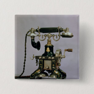 Telefon, nationaler Fernsprechdienst, USA, 1890 Button