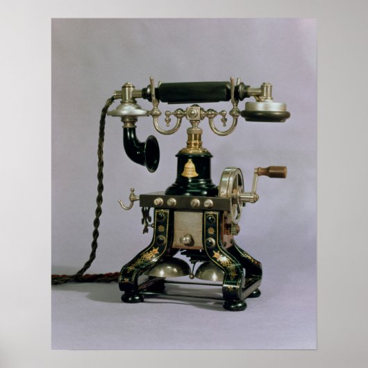 Telefon, Nationaler Telefondienst, USA, 1890 Poster (Vorne)