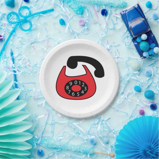 Telefon Pappteller (Party)