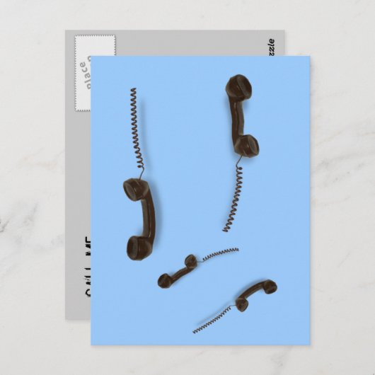 TELEFON POSTKARTE (Vorne/Hinten)