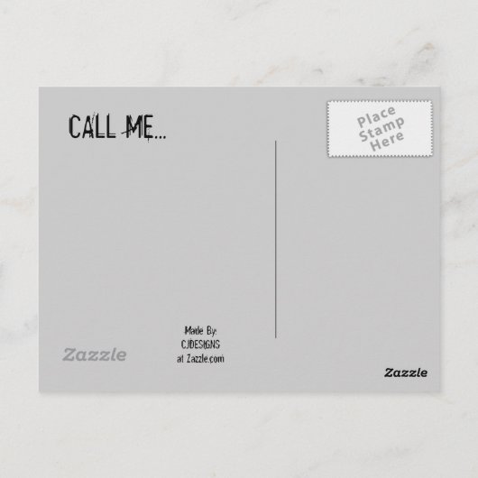 TELEFON POSTKARTE (Rückseite)