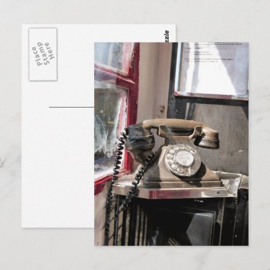 TELEFON POSTKARTE (Vorne/Hinten)