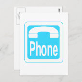 Telefon: Postkarte (Vorne/Hinten)