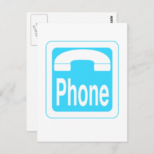 Telefon: Postkarte (Vorne/Hinten)