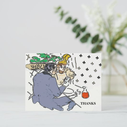 Telefon, Postkarte (Stehend Vorderseite)