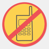 Telefon Runder Aufkleber (Vorderseite)