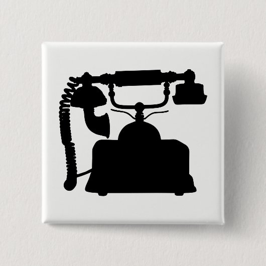 Telefon-Silhouette Button (Vorderseite)