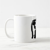 Telefon-Silhouette Kaffeetasse (Links)