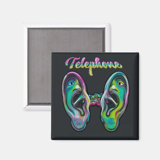 Telefon Tasse Magnet (Vorderseite/Rückseite)