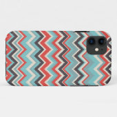 Telefonabdeckung - aztekischer Zickzack Druck Case-Mate iPhone Hülle (Rückseite (Horizontal))