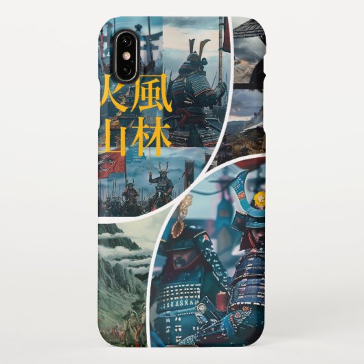 Telefonabdeckung Samurai Art Shogun Rüstung iPhone Hülle (Rückseite)