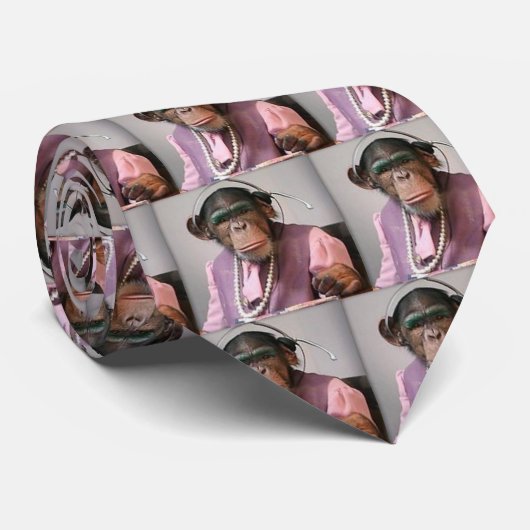 Telefonaffe Krawatte (Gerollt)