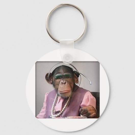 Telefonaffen Schlüsselanhänger (Vorderseite)