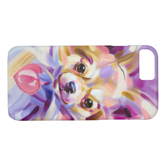 Telefonanschluss Chihuahua Case-Mate iPhone Hülle (Rückseite (Horizontal))