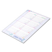 Telefonaufzeichnungs-Notepad Notizblock (angewinkelt)