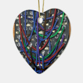 Telefonaustausch Keramik Ornament (Links)