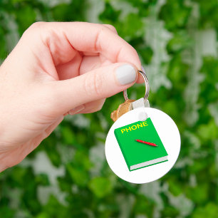 Telefonbuch Schlüsselanhänger