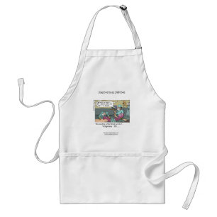 Telefoncode Blue Cartoon Funny Apron Schürze