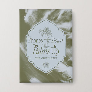 Telefone nach unten, Palmen nach oben - der weiße  Button