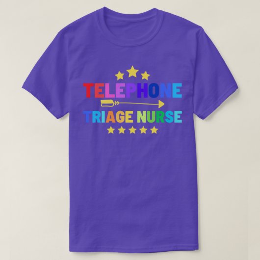 Telefone Triage Nurse T-Shirt (Design vorne)