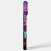 Telefonfälle - Glühende Spiralen über einem alten Case-Mate iPhone Hülle (Rückseite / Rechts)