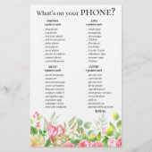 Telefonfrachtspiel 💍 Brautparty (Vorderseite)