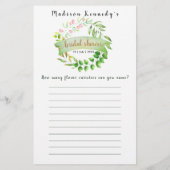 Telefonfrachtspiel 💍 Brautparty (Rückseite)