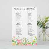 Telefonfrachtspiel 💍 Brautparty (Stehend Vorderseite)