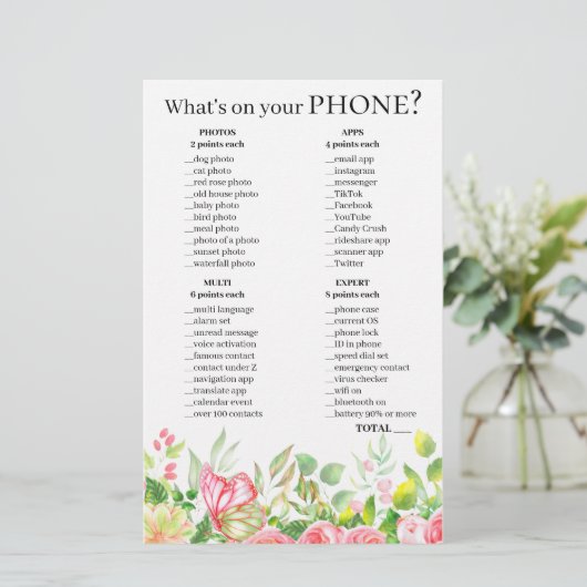 Telefonfrachtspiel 💍 Brautparty (Stehend Vorderseite)