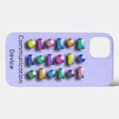 Telefongehäuse - Drei dimensionale Tasten Case-Mate iPhone Hülle (Rückseite (Horizontal))