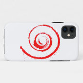 Telefongehäuse mit Red Twirl Case-Mate iPhone Hülle (Rückseite (Horizontal))