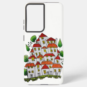 Telefongehäuse S21 Ultra (Doodle - Handgezeichnet) Samsung Galaxy Hülle