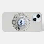 Telefongespräch von Cream Rotary Case-Mate iPhone Hülle (Rückseite (Horizontal))