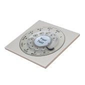 Telefongespräch von Cream Rotary Fliese (Seite)