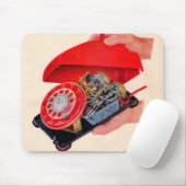 Telefongucken aufgedeckt mousepad (Mit Mouse)