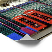 Telefonhäuschen, Smithfield [Kunstprint] Poster (Ecke)