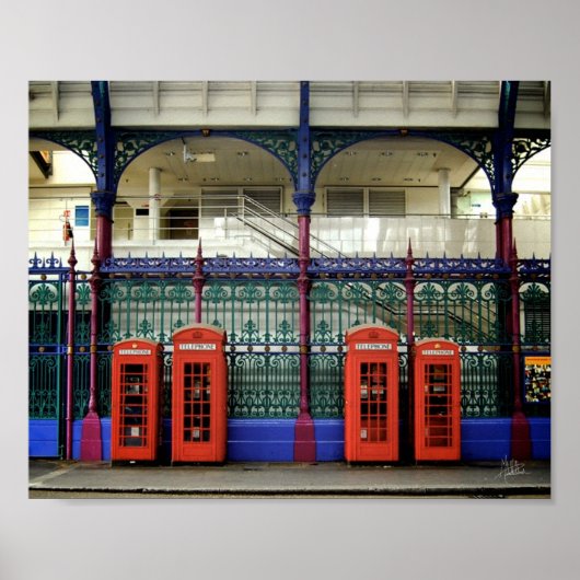 Telefonhäuschen, Smithfield [Kunstprint] Poster (Vorne)