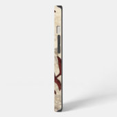 Telefonhülle Baseball MONOGRAMM oder Trikot NUMMER iPhone Hülle (Linke Seite)