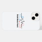 Telefonhülle Brain Over Heart Case-Mate iPhone Hülle (Rückseite (Horizontal))