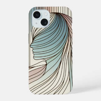 Telefonhülle Design Künstlerin mit nahtlosem Verti iPhone 15 Hülle