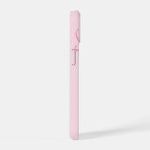 Telefonhülle mit rosa verhülltem Helden iPhone 15 Hülle (Rechte Seite)