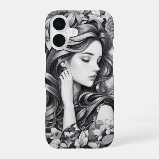 Telefonhülle Schlafende Frau iPhone 16 Hülle (Rückseite)