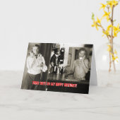 Telefonische Evolution Vintage Fotokarte Antike Karte (Gelbe Blume)