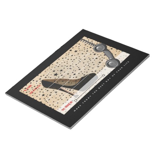 Telefonische Kontaktnachricht Memo Pads Notizblock (angewinkelt)