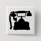 Telefonische Silhouette Button (Vorderseite)