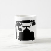Telefonische Silhouette Kaffeetasse (Mittel)