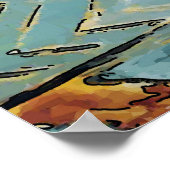 Telefonische Tabelle, Matisse-Stil Poster (Ecke)