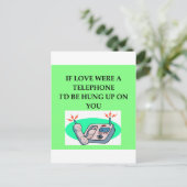 TELEFONISCHER POSTKARTE (Stehend Vorderseite)